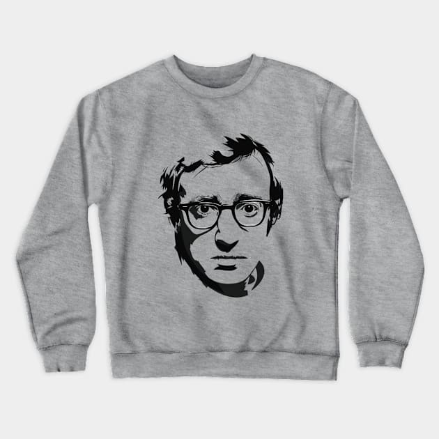 Woody Allen Crewneck Sweatshirt by kellyoconnell